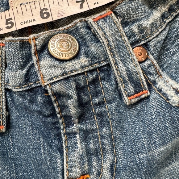 True Religion Girl’s Extreme Flare Boot Cut Jeans Size 8 y2k - Picture 6 of 14